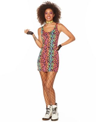 Adult Totally '80s Costume Dress 