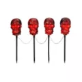 Light-Up LED Burning Skull Pathway Markers at Spencer's