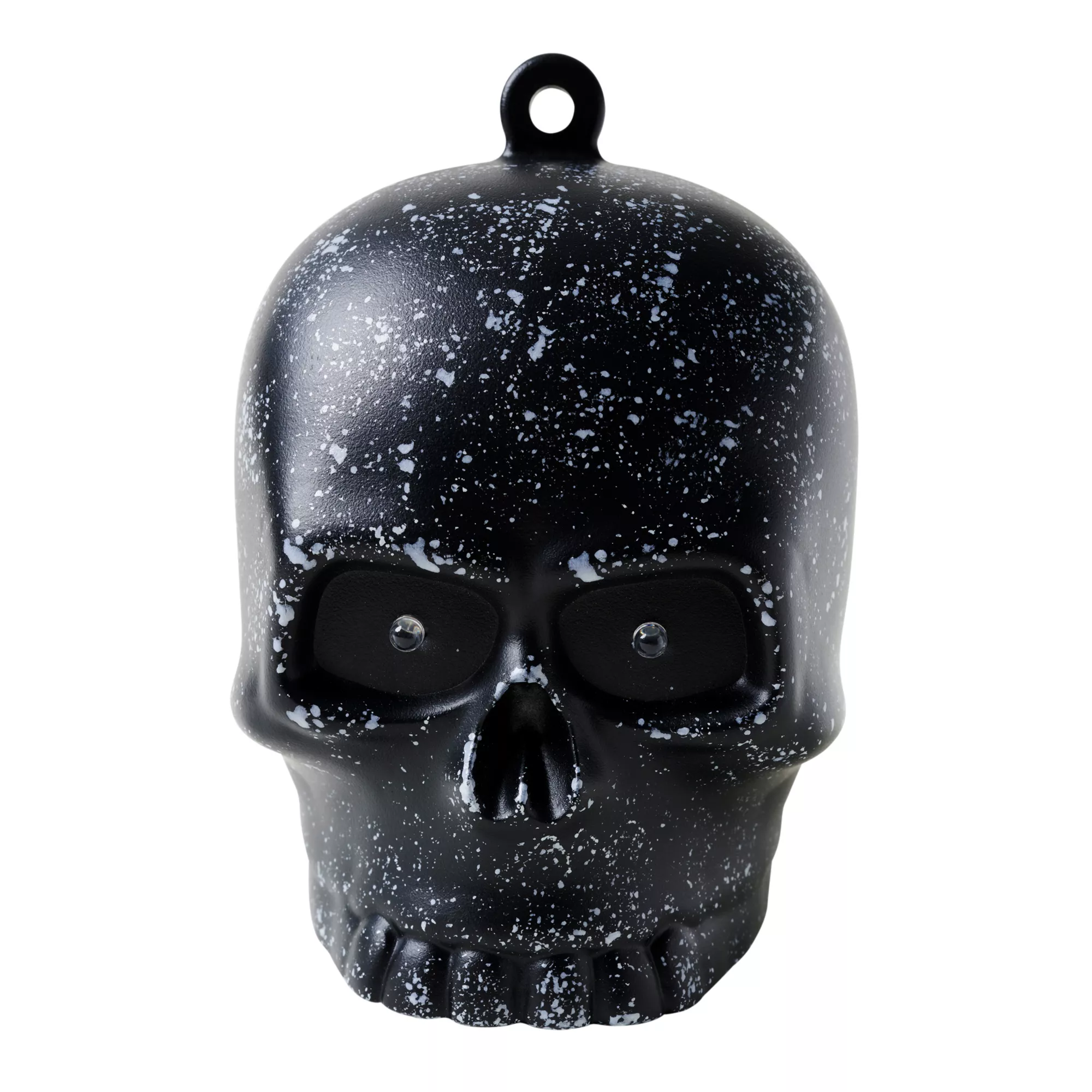 LED Hanging Black Skull Lightshow Projection at Spirit Halloween