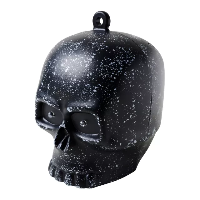 LED Hanging Black Skull Lightshow Projection at Spirit Halloween