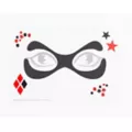 Harley Quinn Peel and Stick Face Tattoo Decals - DC Comics at Spirit Halloween