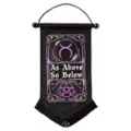 As Above So Below Scroll Sign at Spirit Halloween