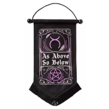 As Above So Below Scroll Sign at Spirit Halloween