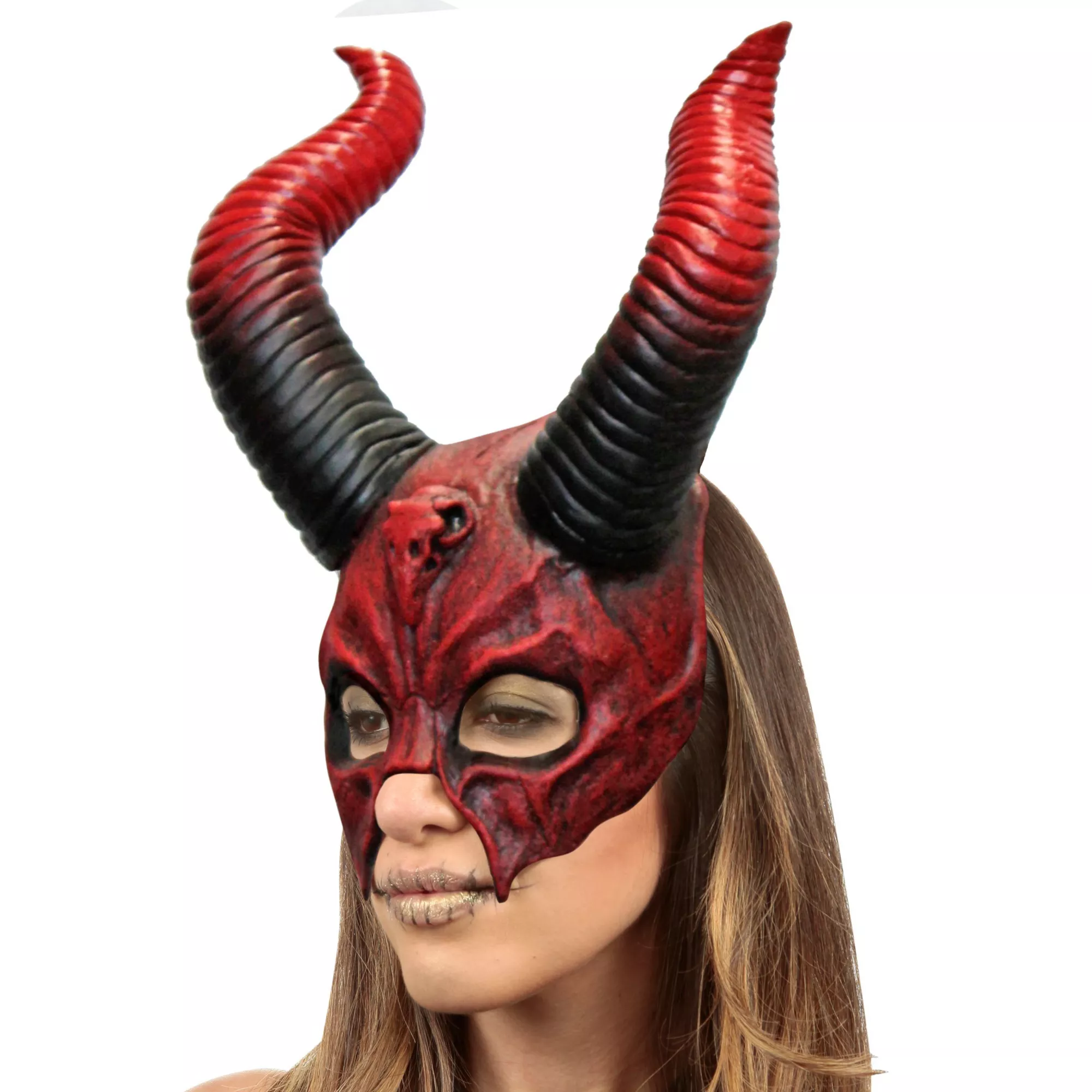 Devil Horn Half Mask at Spirit Halloween