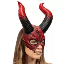 Devil Horn Half Mask at Spirit Halloween