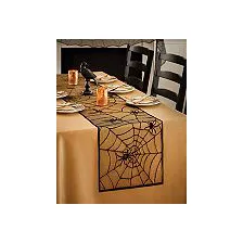 Spider Web Table Runner at Spirit Halloween