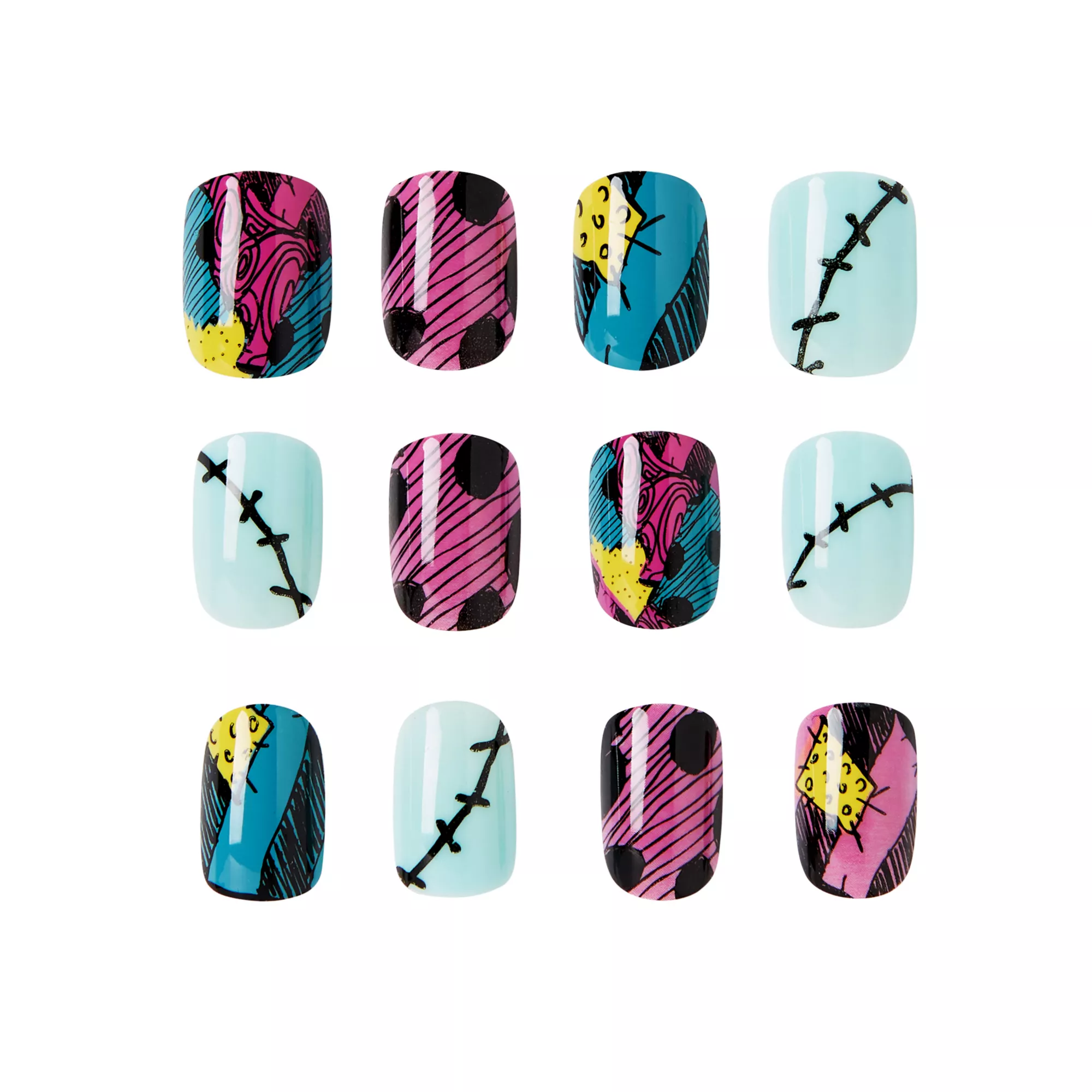 Kids Sally Press-On Nails - The Nightmare Before Christmas at Spencer's