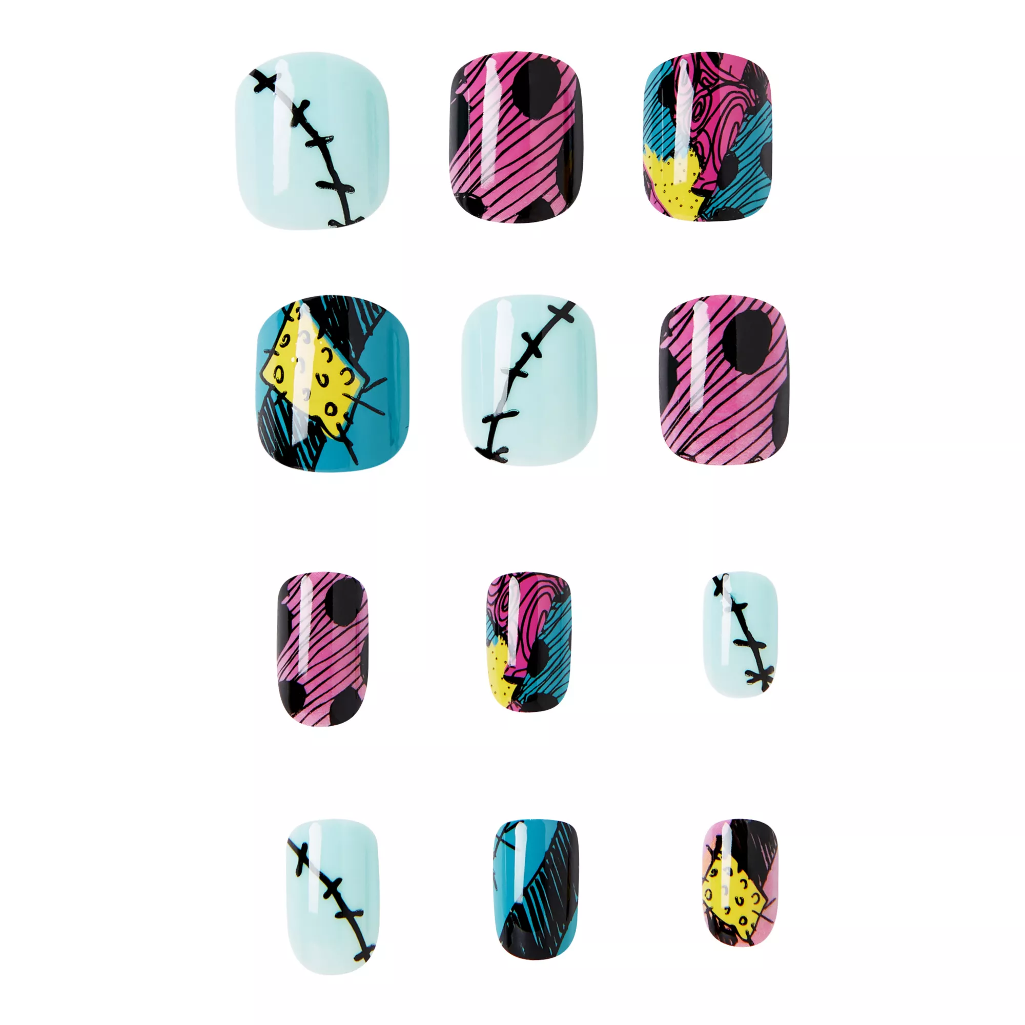 Kids Sally Press-On Nails - The Nightmare Before Christmas at Spencer's