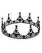 Black Skeleton Crown