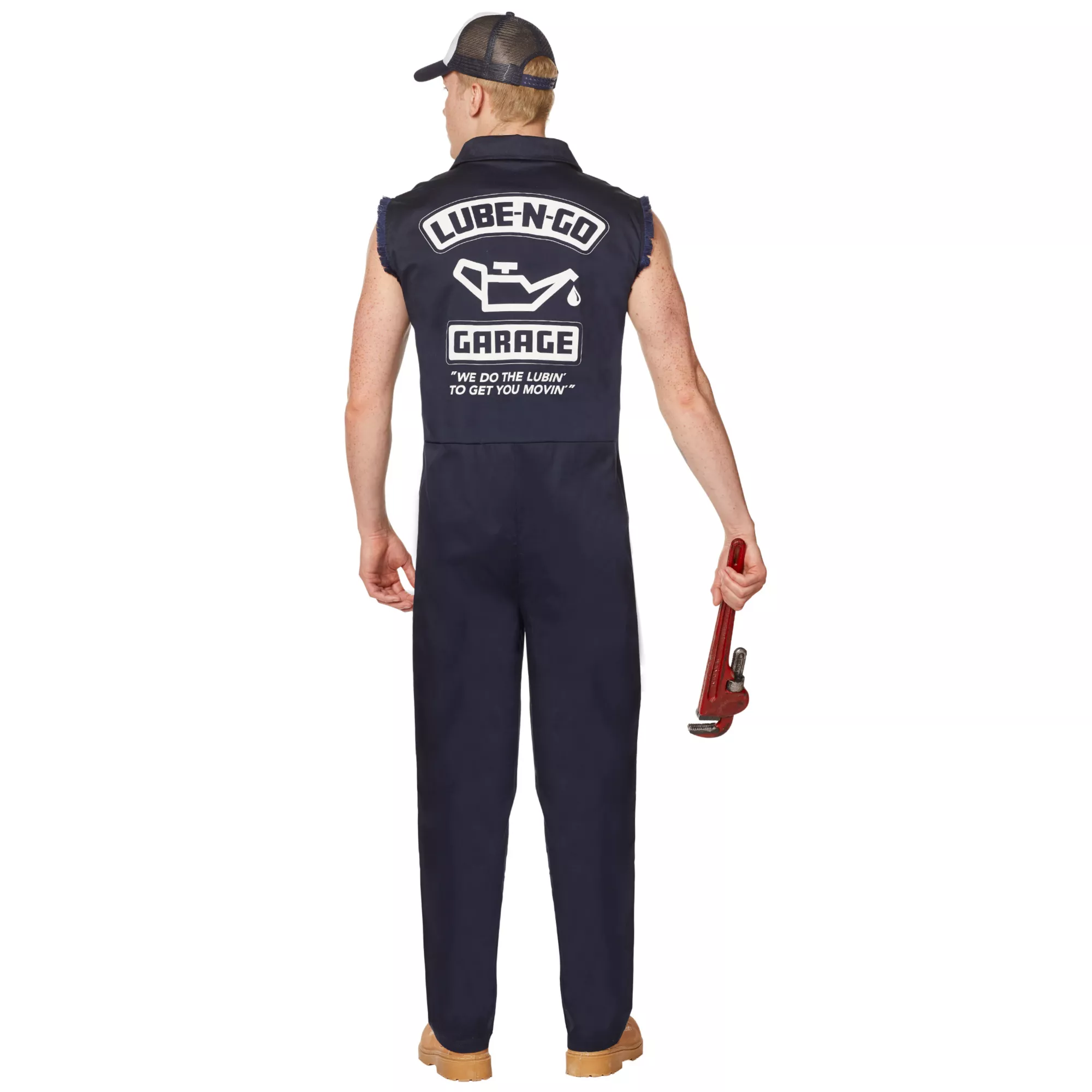 Adult Lube-N-Go Garage Mechanic Jumpsuit