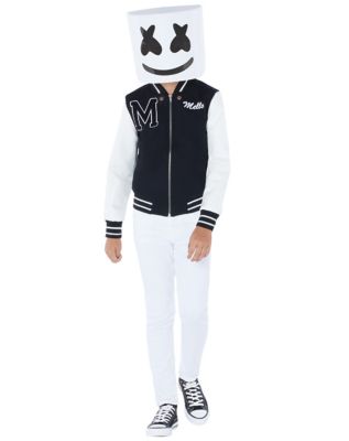 Marshmello white bomber on sale jacket