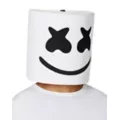 Adult Light-Up LED Marshmello Half Mask at Spencer's