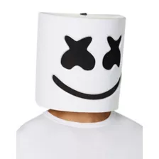 Adult Light-Up LED Marshmello Half Mask at Spencer's