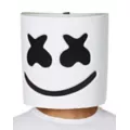 Adult Light-Up LED Marshmello Half Mask at Spencer's