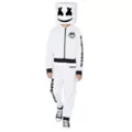 Kids Marshmello Logo Jumpsuit Costume at Spirit Halloween