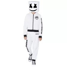 Kids Marshmello Logo Jumpsuit Costume at Spirit Halloween