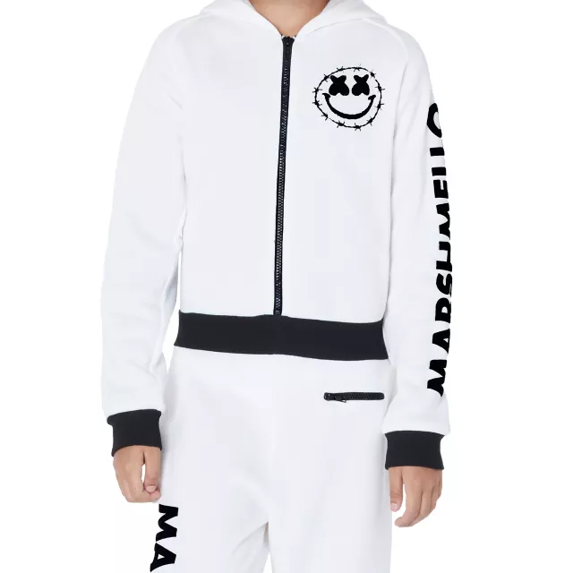 Kids Marshmello Logo Jumpsuit Costume at Spirit Halloween