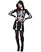 Adult Skeleton Hooded Plus Size Dress
