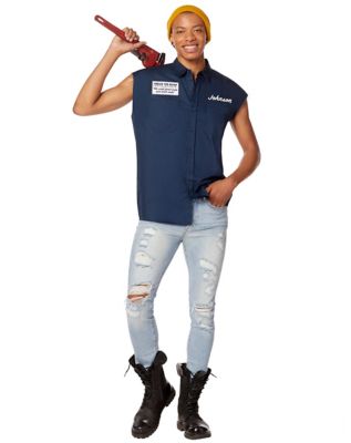 Juice Wrld Black Studded Jean Vest - Film Star Outfits