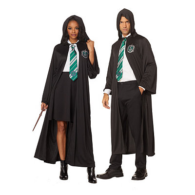 Slytherin Robe Fancy Dress Wizard Costume Harry Potter Men's Womens Adults  BNWT