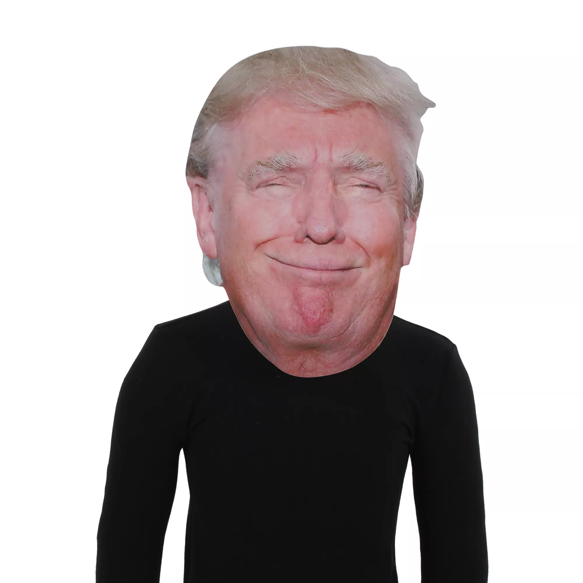 Smirking Trump Half Mask at Spirit Halloween