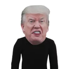 Giant Yelling Trump Half Mask at Spirit Halloween