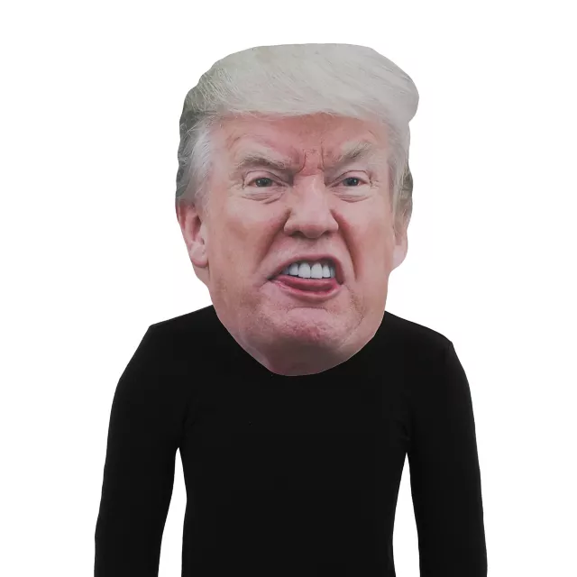 Giant Yelling Trump Half Mask at Spirit Halloween