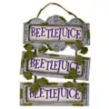Beetlejuice Ladder Sign at Spirit Halloween