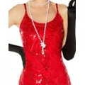 Adult Red Sequin Flapper Dress at Spirit Halloween