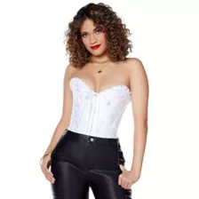 White Lace Royal Corset at Spirit Halloween