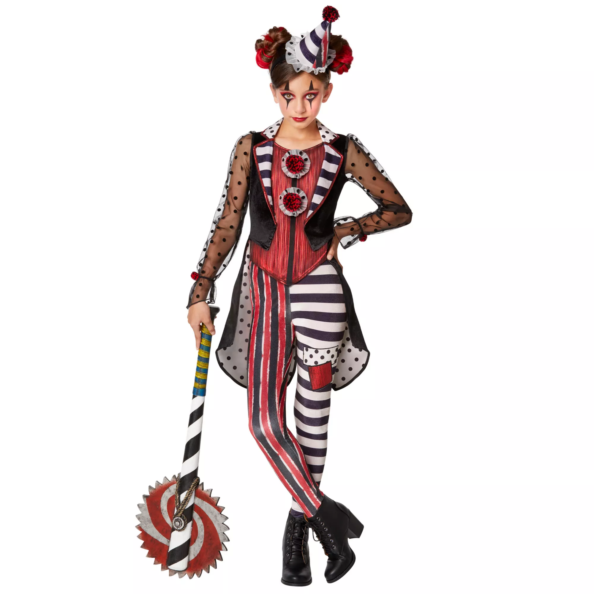 Kids Dark Vintage Clown Costume at Spirit Halloween