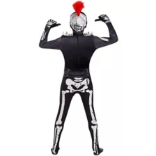 Kids Punk Skeleton Skin Suit Costume at Spirit Halloween