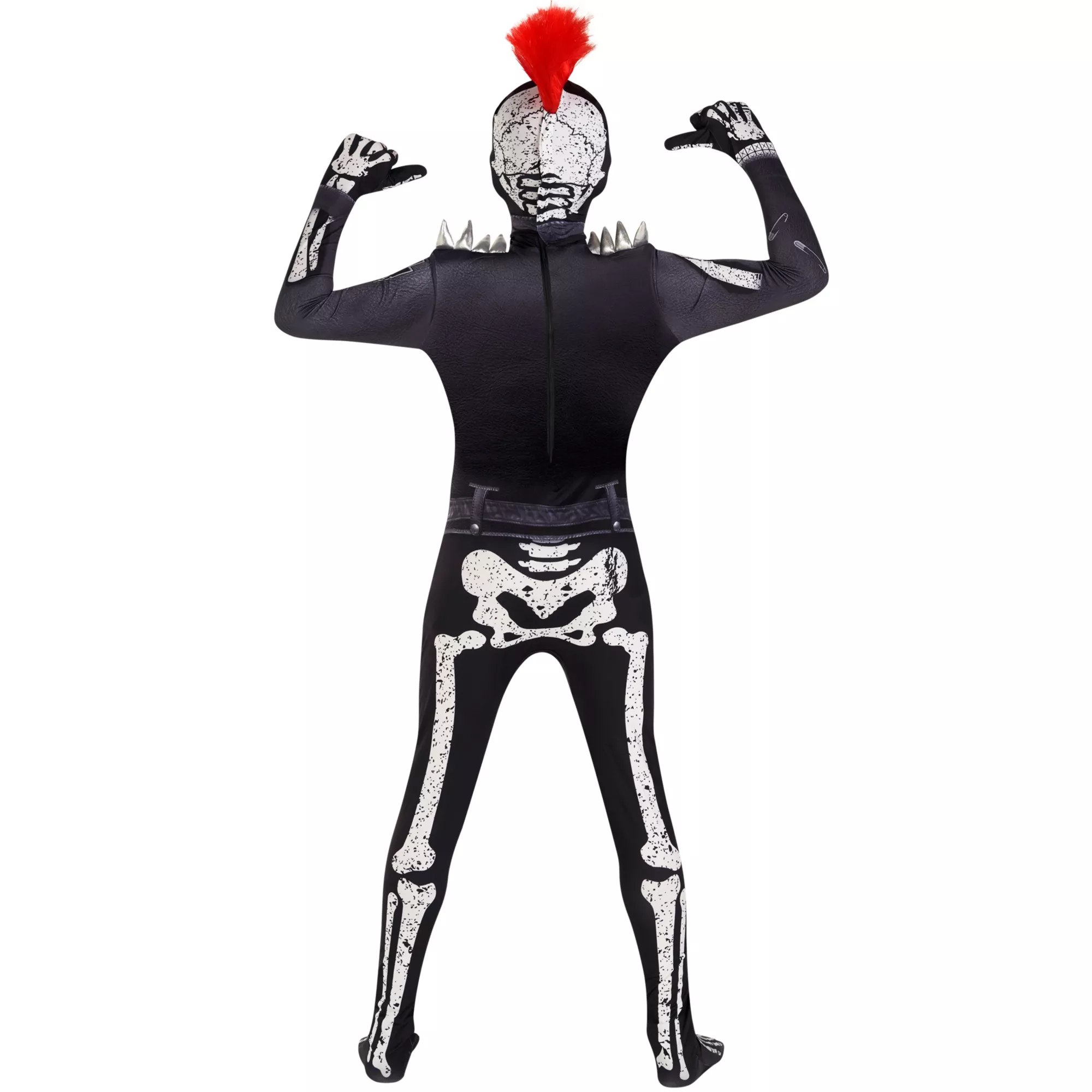 Kids Punk Skeleton Skin Suit Costume at Spirit Halloween