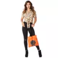 Adult Vintage Halloween Icon Tie Front Shirt and Tote Bag at Spirit Halloween