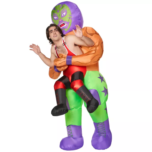 Adult Wrestler Inflatable Costume at Spirit Halloween