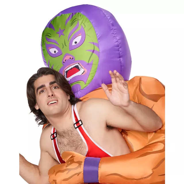 Adult Wrestler Inflatable Costume at Spirit Halloween
