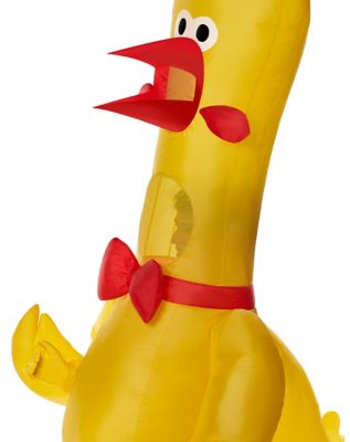 Adult Rubber Chicken Inflatable Costume