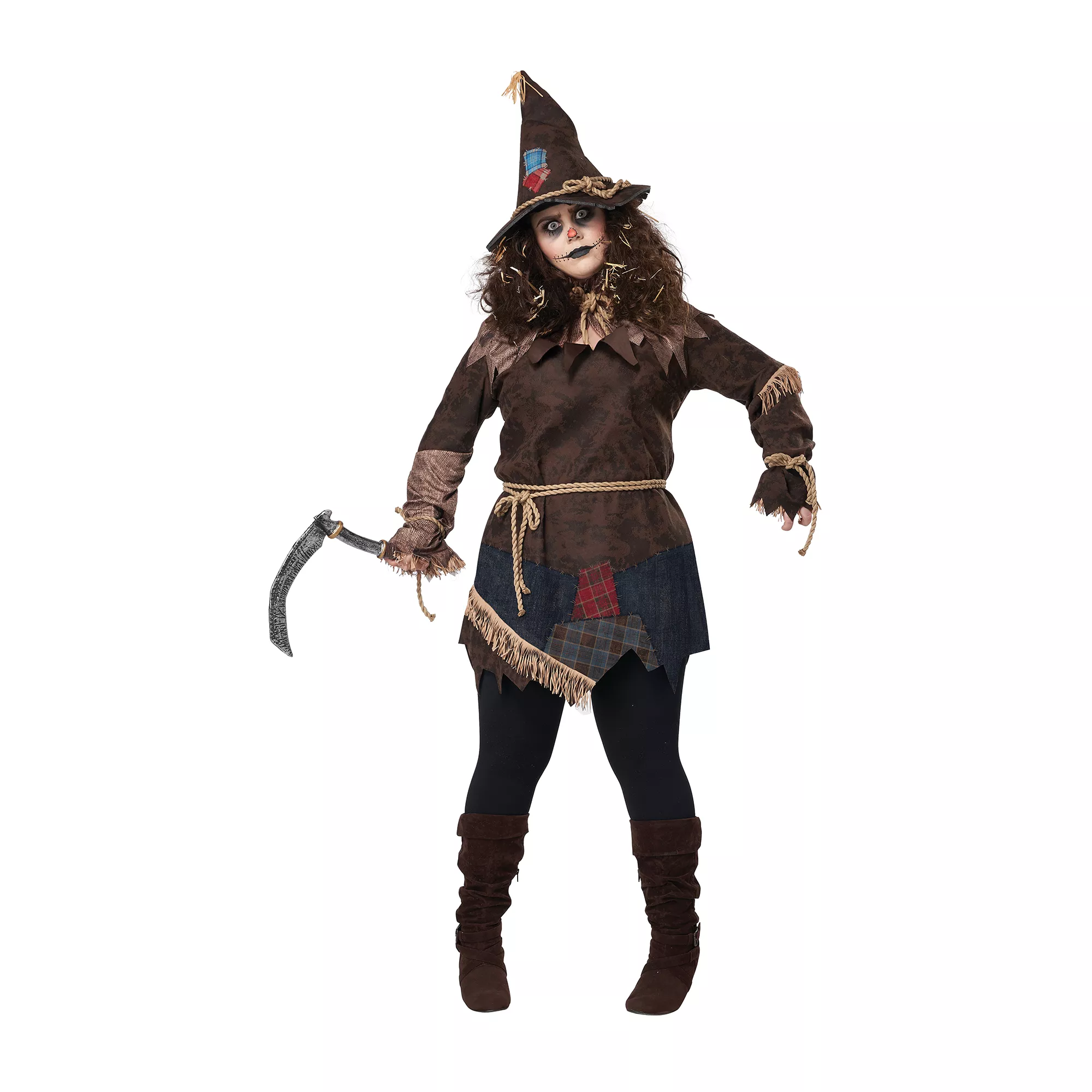 Adult Creepy Scarecrow Plus Size Costume at Spirit Halloween