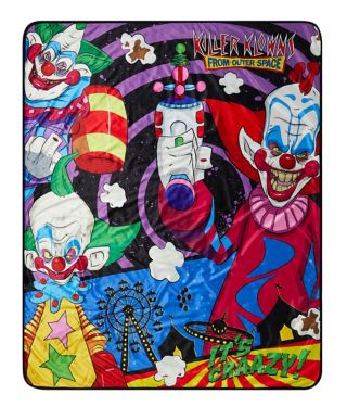 Killer Klowns from Outer Space Sherpa Fleece Blanket