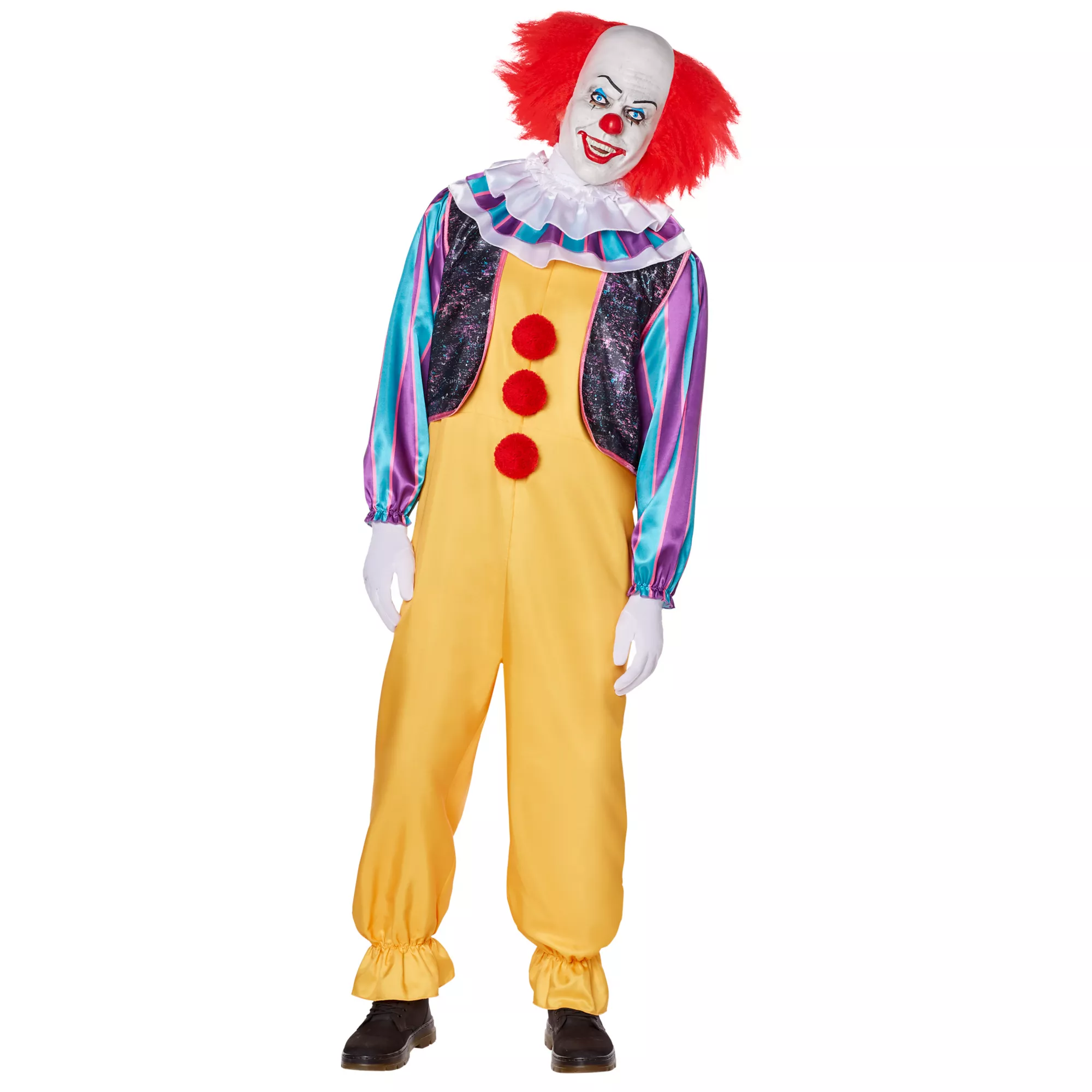 Adult Classic Pennywise Clown Costume - It at Spirit Halloween