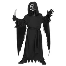 Kids Chrome Ghost Face Costume at Spencer's