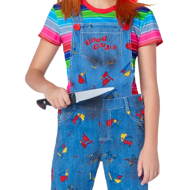 Kids Chucky Overalls Costume at Spencer's