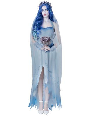 Dead Bride Costume, Corpse Bride Costume, Corpse Bride Halloween Dress,  Halloween Costume Woman Gothic, Bride Zombie Costume 