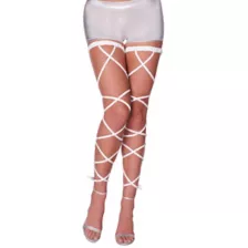 White Rhinestone Leg Wraps at Spirit Halloween