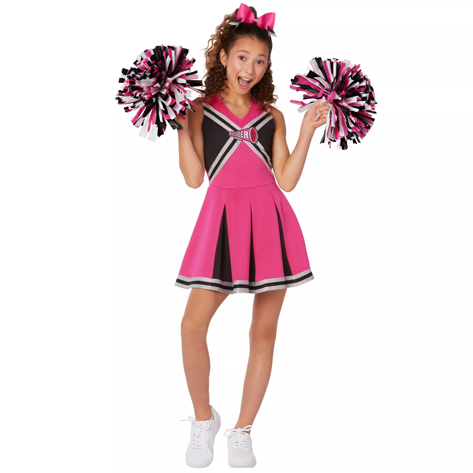Kids Pink Cheerleader Costume at Spencer's