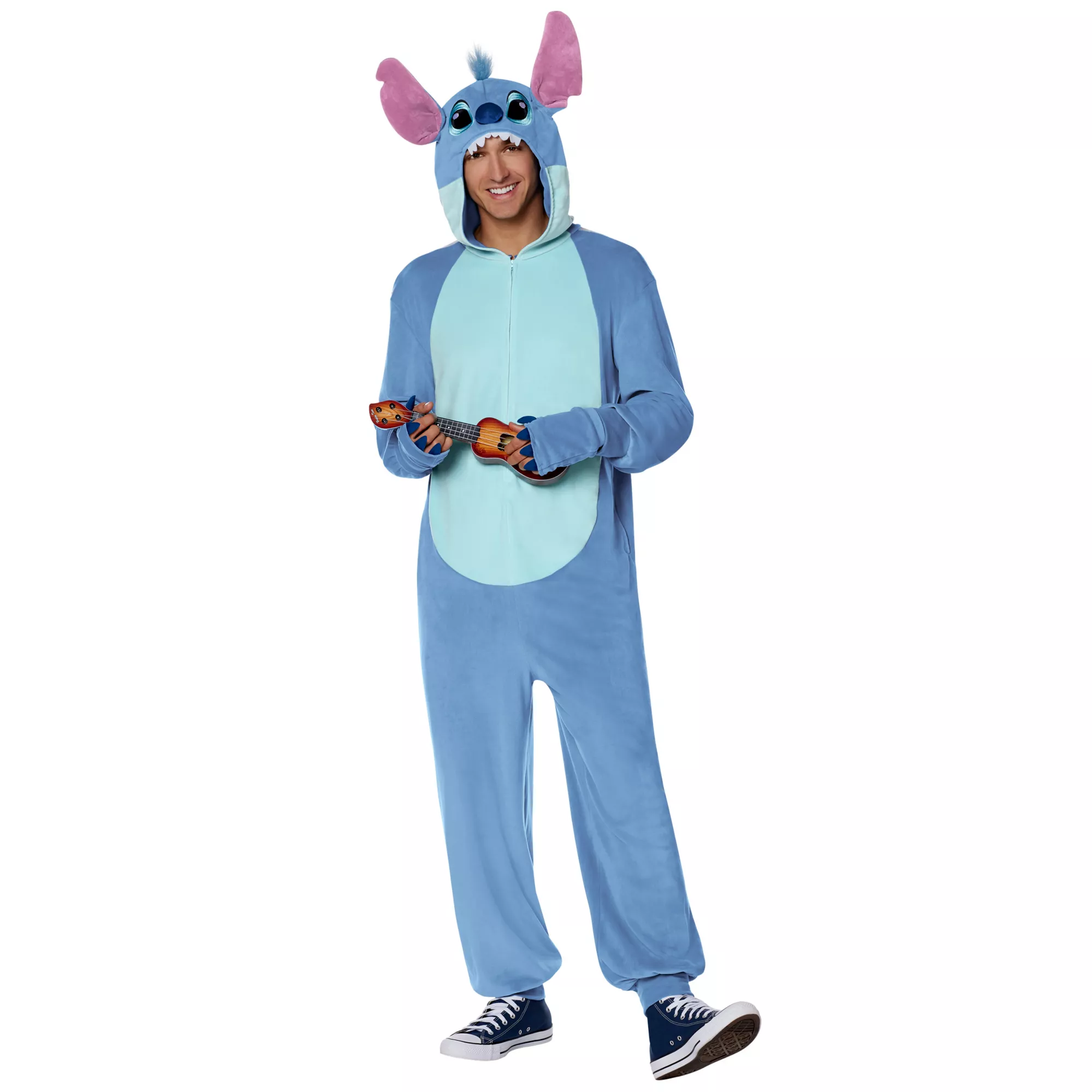 Adult Stitch Jumpsuit Costume - Lilo & Stitch at Spirit Halloween