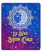 Be Wild Moon Child Tarot Fleece Blanket Deluxe