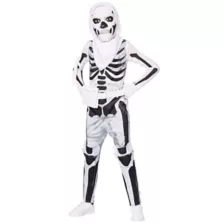 Youth Skull Trooper (Inverted) Costume – Fortnite at Spencer's
