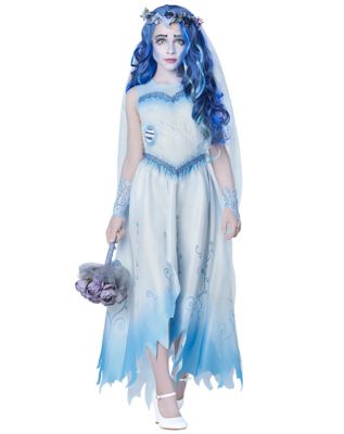 Corpse Bride Emily Cosplay Costume Dress Outfits Halloween Carnival Su