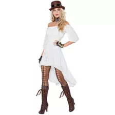 Adult Ivory Peasant Dress at Spirit Halloween